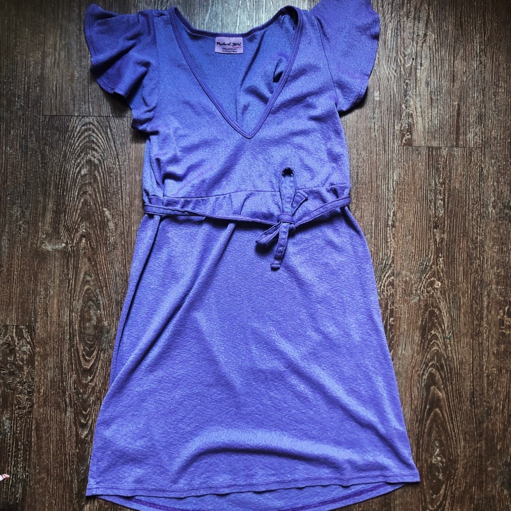 Michael Stars, purple knit dress